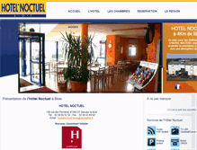 Tablet Screenshot of hotel-blois-noctuel-41.com